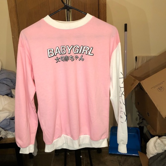 baby girl pink sweater